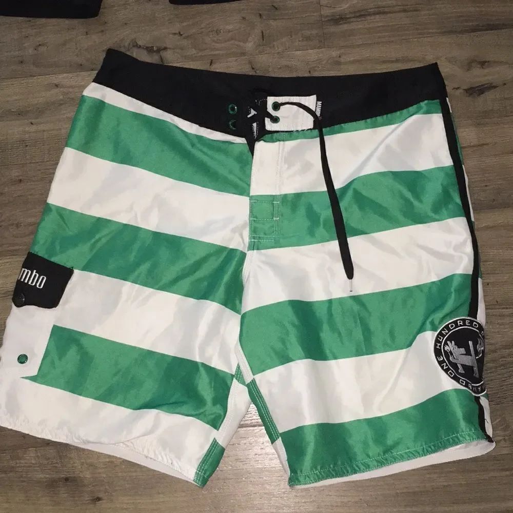 Vintage mambo surf board retro shorts L 36 retro